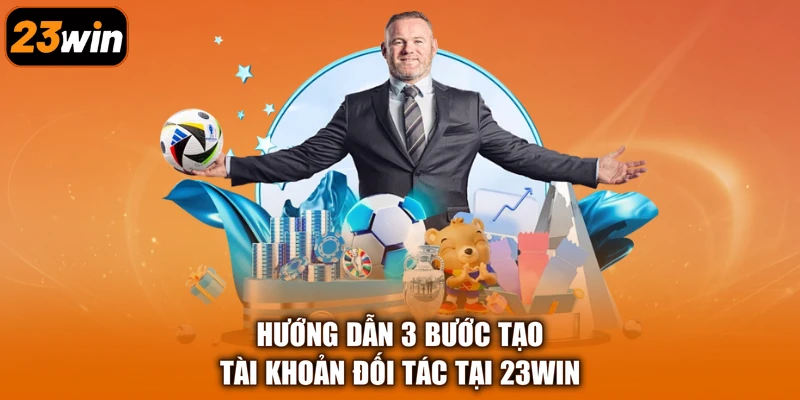 Hướng dẫn 3 bước tạo tài khoản đối tác tại 23Win